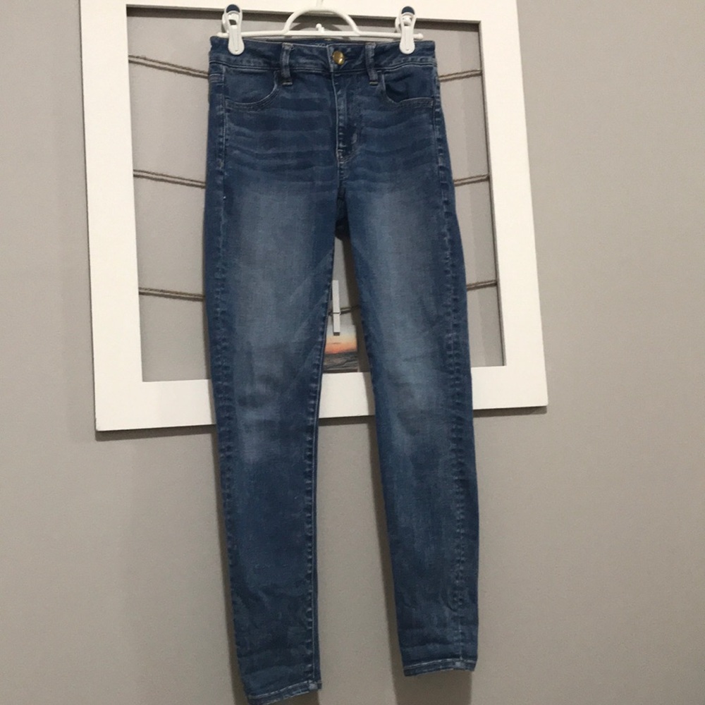 teens blue jeans